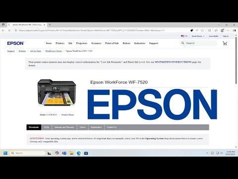 How To Install and Setup Epson WorkForce WF-7520 Printer [Guide]