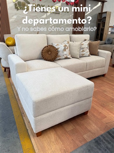 Mueble multifuncional Mia para sala pequeña - aprovecha espacio