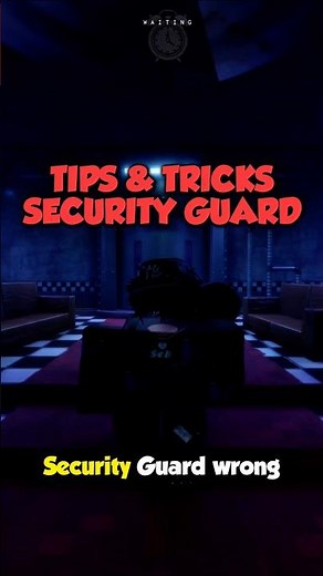 Tips in Bite By Night (Security Guard) #roblox #robloxgames #bitebynight