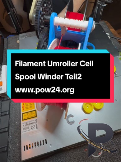 Filament Umroller Cell Spool Winder Part 2 Guide