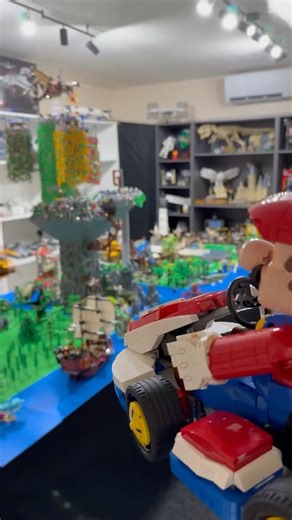 Placing my LEGO Mario Kart in my collection 🤩 #lego #legocollection #legocollector #legofan