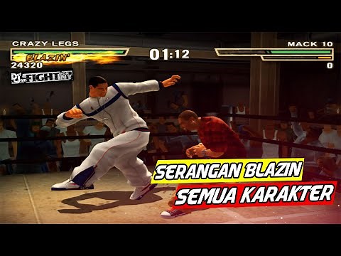 Serangan Blazin (Spesial Attack) Semua Karakter | Def Jam Fight for NY - PS2