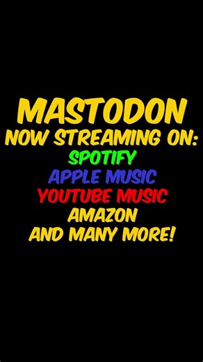 Howdytoons on Instagram: "Mastodon is now streaming on all major streaming platforms including Spotify, Apple Music, Amazon Music, YouTube Music, Tidal and many more! #howdytoons #newmusic #dinostory #prehistorica"