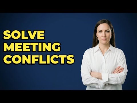 What Are Best Practices For Resolving Online Meeting Conflicts?