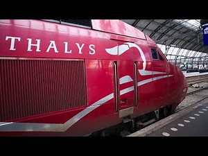 Amsterdam to Brussels on the Eurostar Thalys train in first class