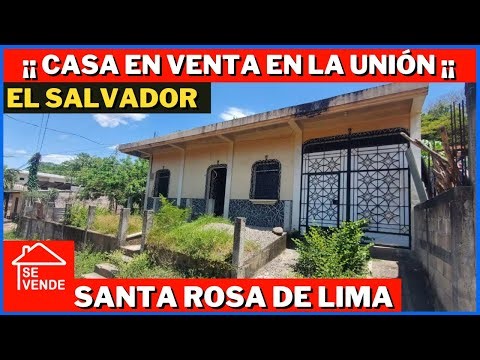 BONITA CASA EN SANTA ROSA DE LIMA LA UNIÓN EL SALVADOR