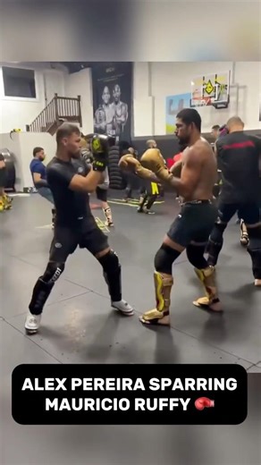 UFC Champion Alex Pereira Sparring Mauricio Ruffy 🥊🏆