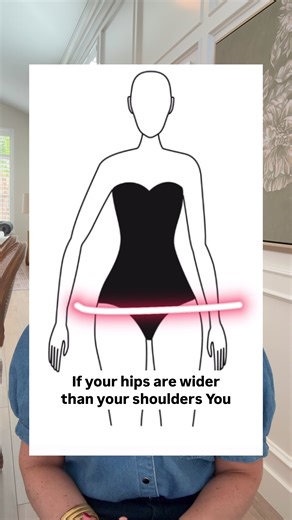 Dressing a triangle body shape