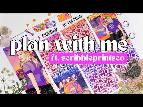 🛹PLAN WITH ME🛹 MEMORY PLANNING FT. SCRIBBLEPRINTSCO. | Plannahannah