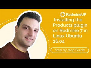 Installing the Products plugin on Redmine 7 in Linux Ubuntu 26.04