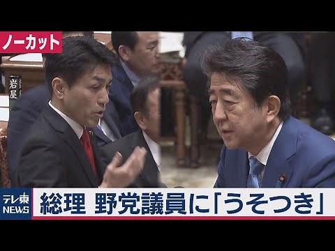 [Uncut] Prime Minister Abe calls opposition lawmakers "liars"