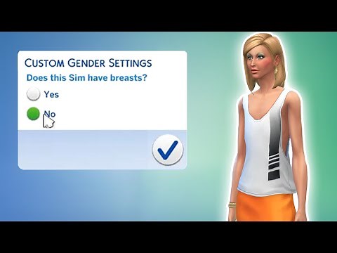 Sims 4 Mod for Breasts Option on Sims Regardless of Gender Settings