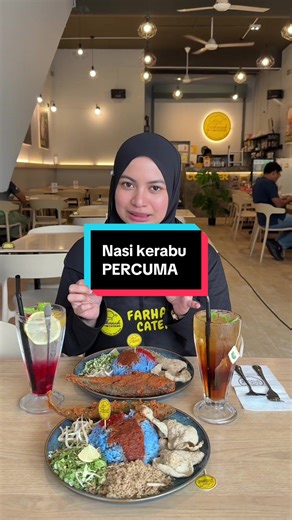 Nasi Kerabu Percuma untuk 200 Pax di Taman Universiti