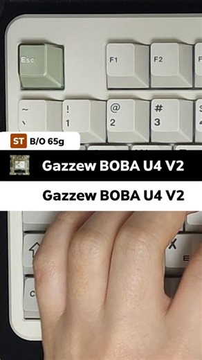 Gazzew BOBA U4 V2 Silent Tactile | Plastic vs Aluminum keyboard Typing Sound. Which is Better?