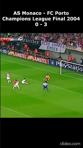 Champions League Final 2004 AS Monaco FC Porto 0 - 3 #championsleague #goals #asmonaco #fcporto