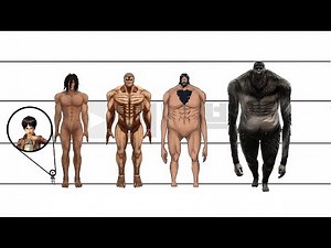 Attack on Titan | Characters Height Comparison