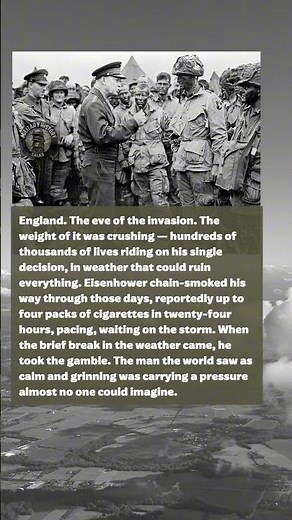 What General Eisenhower Did When He Couldn't Sleep Before D-Day | #history #ww2 #ww2history