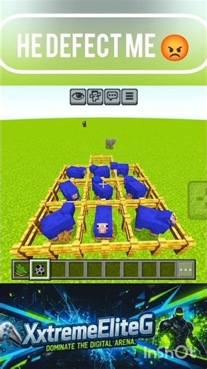 he defect me| #minecraft #viral #gaming #trending #ytshorts