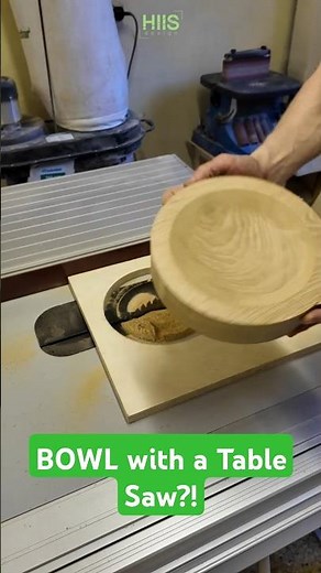 No Lathe? No Problem! Oak Bowl Made with Table Saw & Router #woodworking #woodturning #maker #wood