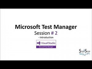 Microsoft Test Manager_Session 2_Introduction 1 P1.
