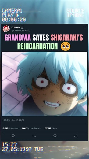 GRANDMA SAVES SHIGARAKI'S REINCARNATION 🥺 | #anime #animeedit #myheroacademia