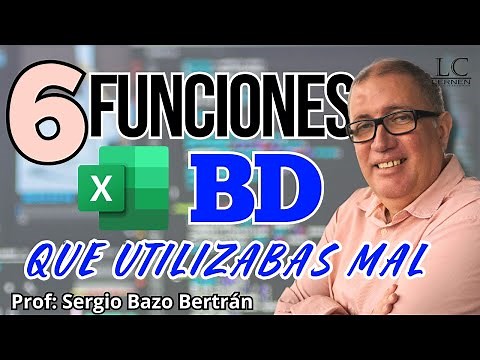 6 ejercicios de FUNCIONES DE BASES DE DATOS en Excel