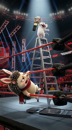 Warp & Whiskers: WWE Championship Showdown! 🏆🤼‍♂️