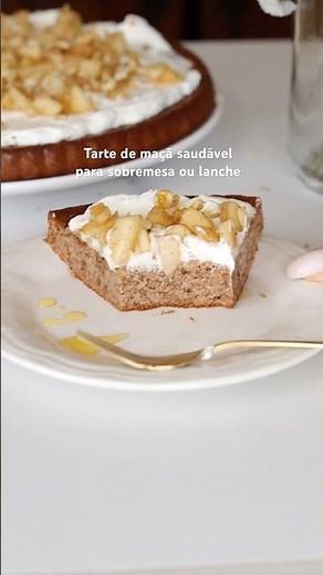 Tarte de maçã saudável