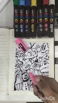 I Drew This Using Only One Color #onecolorchallenge #art