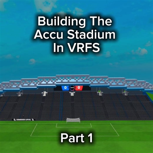 Building The Accu Stadium In VRFS - Part 1 @Huddersfield Town #vr #vrfs #virtualreality #viral #fyp