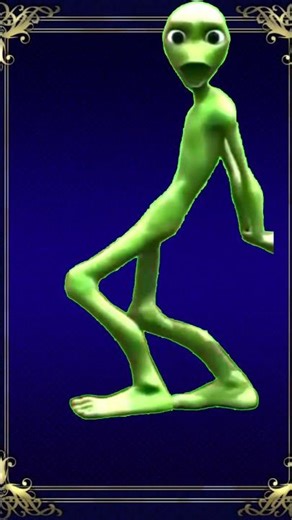 dame tu cosita Green alien dance #funny #dance 0#ytshorts