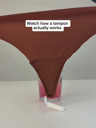 Watch how a tampon actually works #period #tampon #tamponprank #humour