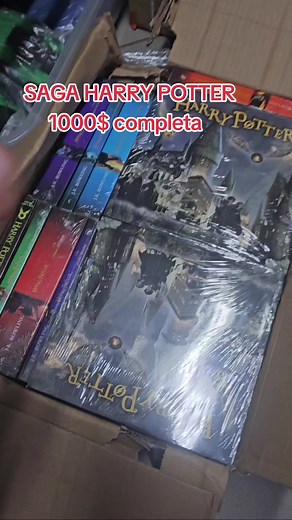 Colección Completa de Harry Potter con Cofre y Separadores