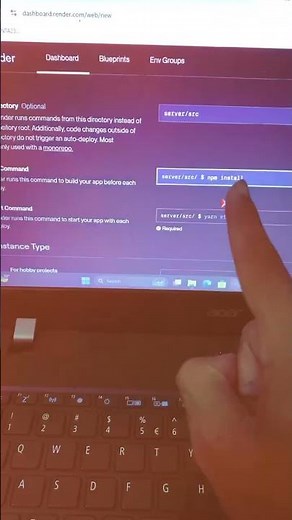 Resolve all errors while deploying node js server on render #deploy #project #nodejs #reactfrontend