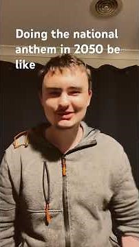 What the national anthem will be in 2050 😂