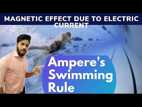Ampere's Swimming Rule | Magnetic Effect of Electric Current.