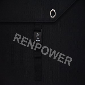 [Hot Item] Mono ETFE Black High Efficiency Foldable 300W Solar Blanket for Camping Hiking