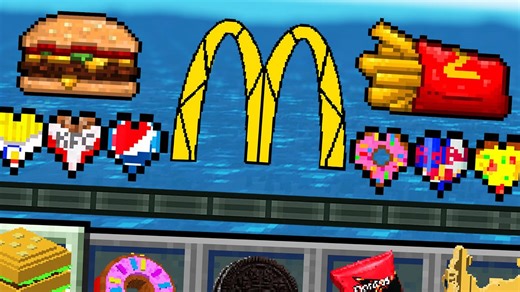 Food hearts transform Minecraft hunger into outrageous powers
