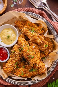 Baked Buttermilk Chicken Strips