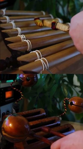 Bamboo Xylophone + Percussion Tree Jam with Effects #handpercussion