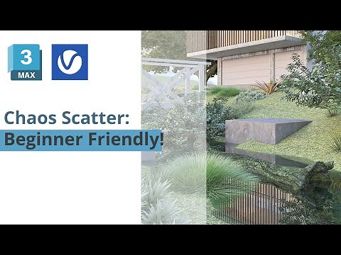 How to use Chaos Scatter - for Beginners with 3ds max + V-Ray