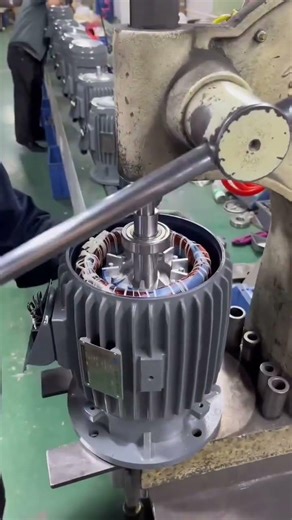 electric motor assembly process #shorts