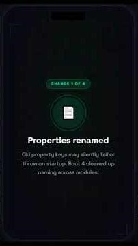 Spring Boot 3 → 4 Config Changes ⚠️ | Why Your App Broke?