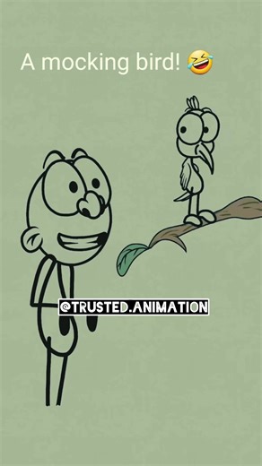 A mocking bird! 🤣🤣 (Best animation) watch till the end and ReP0st #fyp #memes #viral