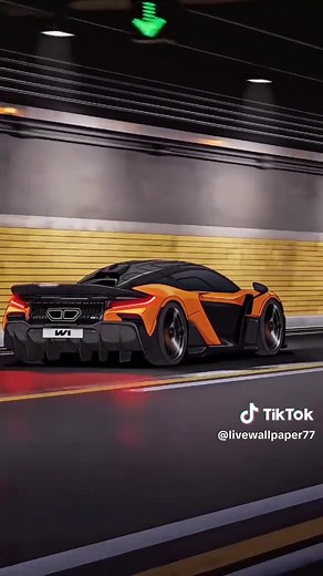 McLaren W1 Live Wallpaper - Hypercar Supercar Night Drive
