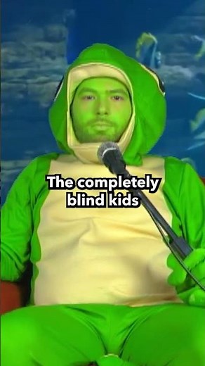 "I went to blind camp"