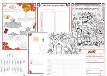 Chinese New Year Educational Packet with Simplified Chinese
