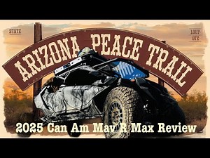 Can Am Mav R Max on the Arizona Peace Trail - a NEW kind of FAST!
