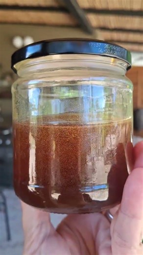 Beautiful Unfiltered Local Organic honey A gift from the goddess Saffron. so good! #organichoney