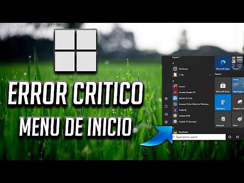 SOLUCIÓN ERROR CRITICO Windows 10 - Menú De Inicio y Cortana No Funcionan💻